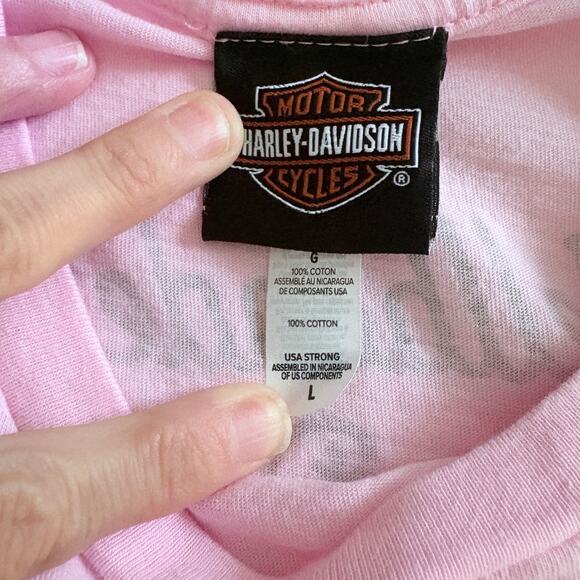 Harley-Davidson Pink Hellbender Atlanta Tee L - Picture 5 of 5
